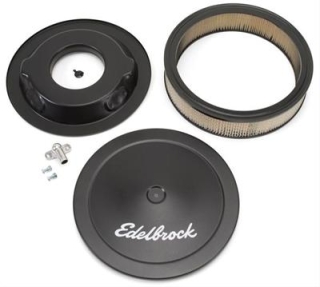 Luftfilter Schwarz - Aircleaner Black  350mm Edelbrock